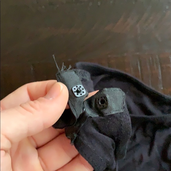 3/$25 Low Cut Black Bodysuit - Picture 3 of 3